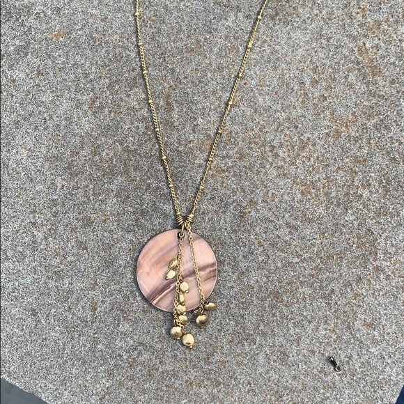 Lia Sophia brown shell necklace - Picture 2 of 3